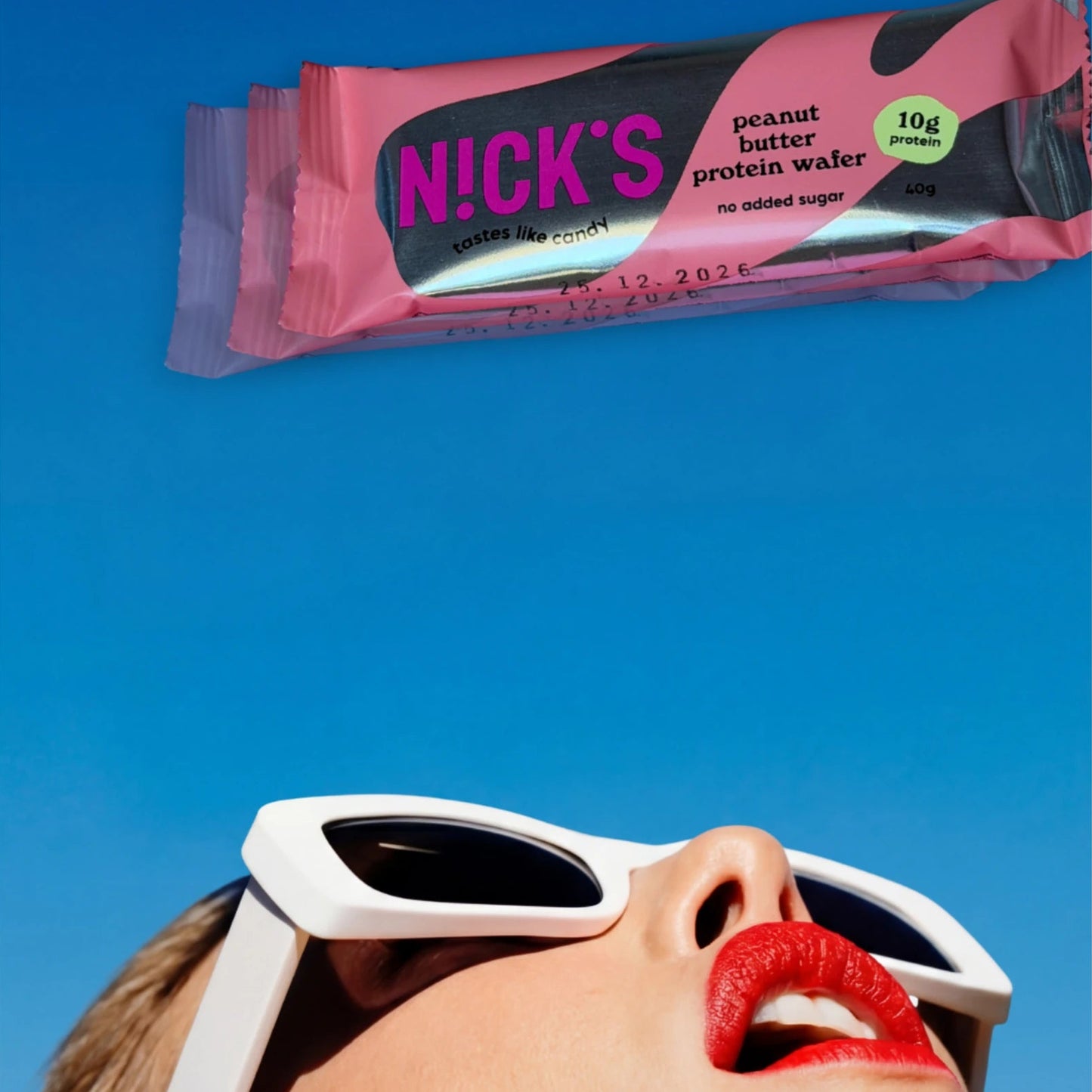 Olu proteīna vafele "zemesriekstu sviests" 12 x 40g