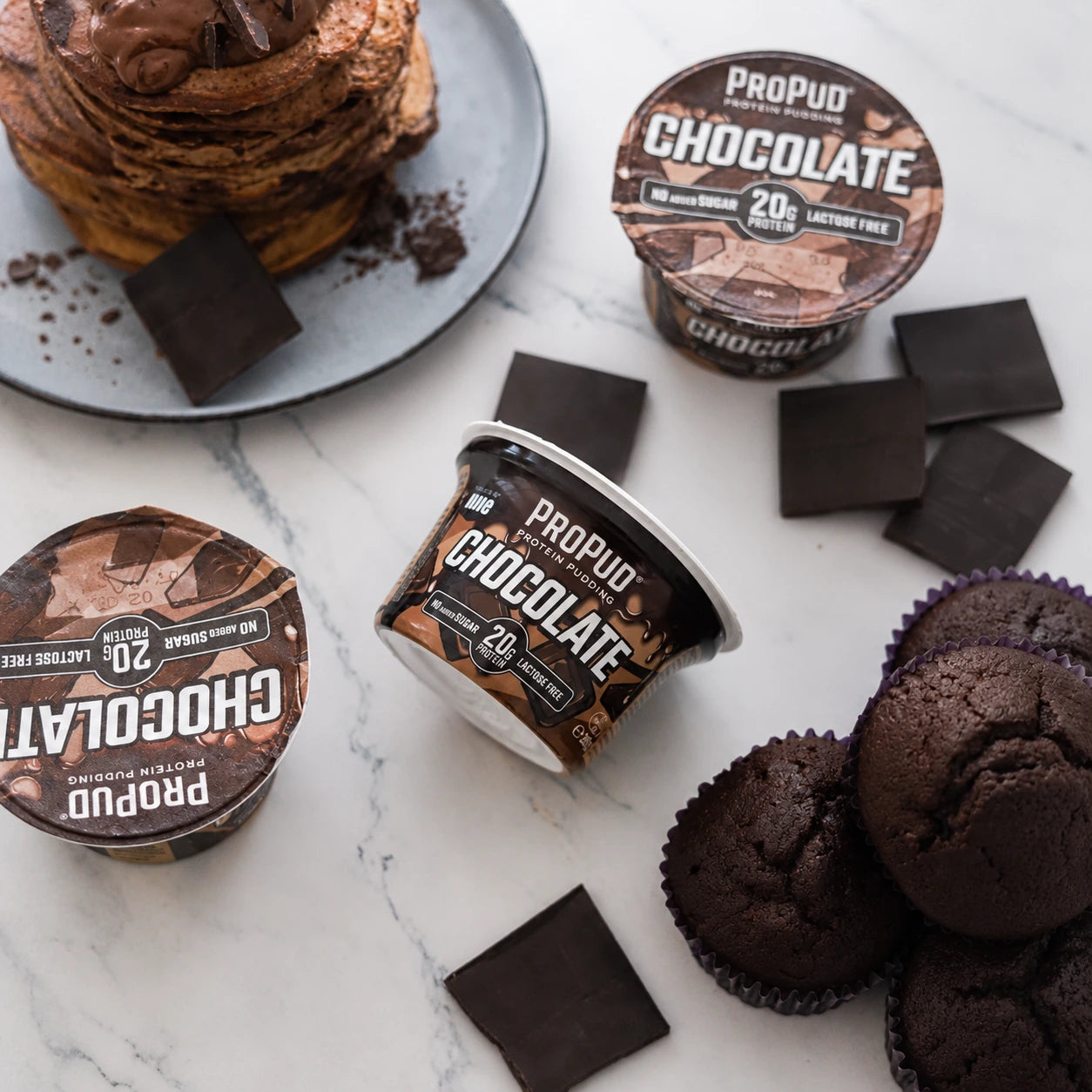 ProPud Chocolate Protein Pudding Box of 12