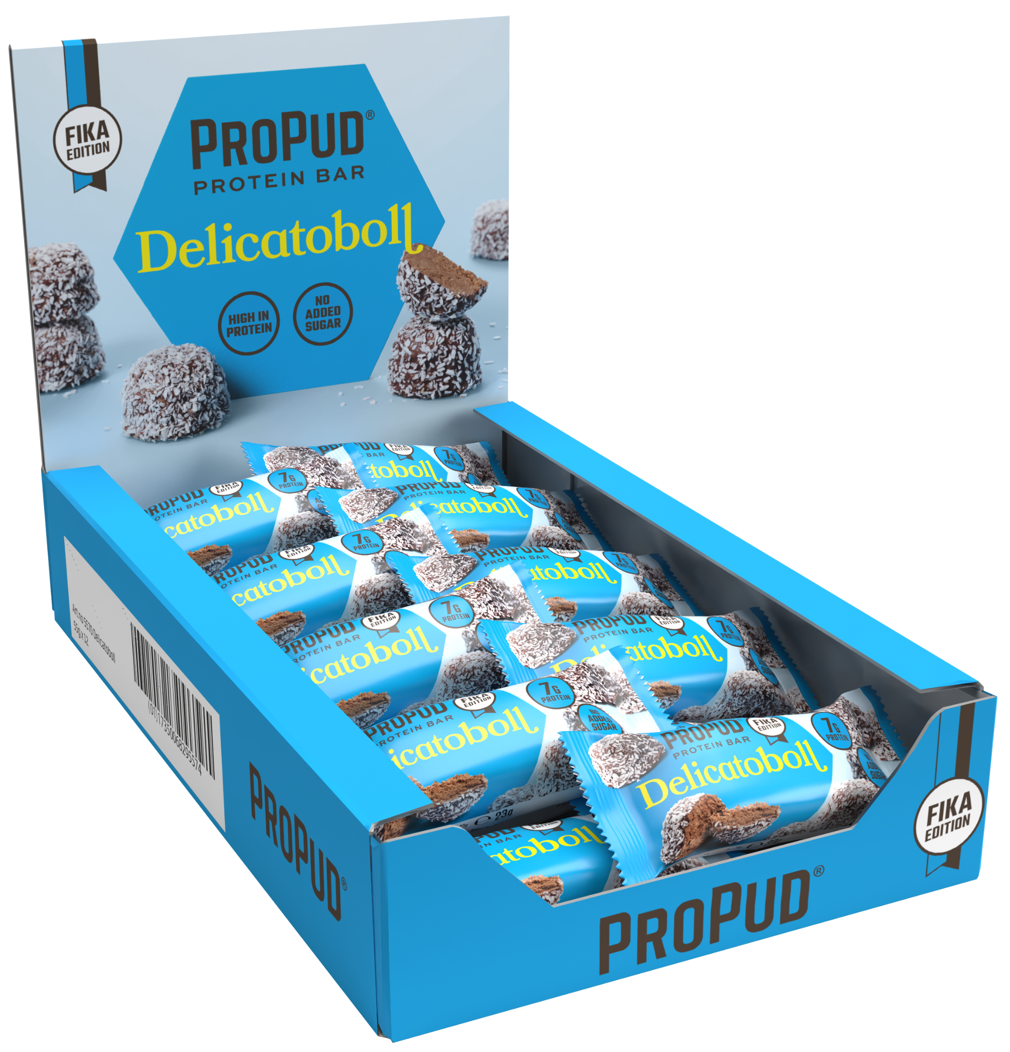 NJIE ProPud Delicatoball Mini Protein Bar Box of 18