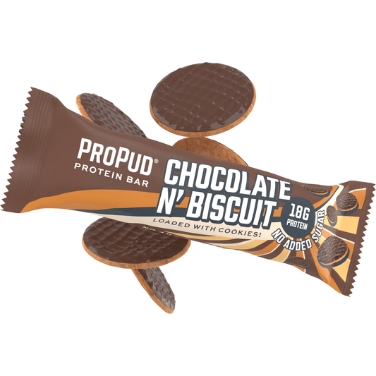 NJIE - ProPud proteiinibatoon "chocolate n' biscuit" 12 x 55g - njom.ee