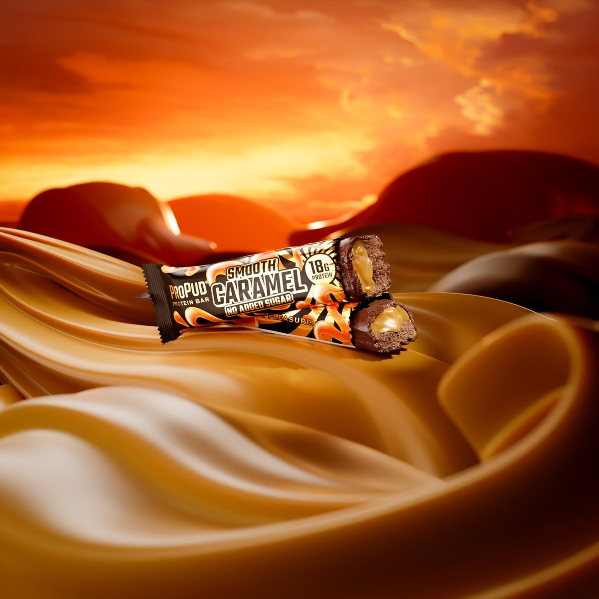 NJIE ProPud Smooth Caramel Protein Bar 55 g