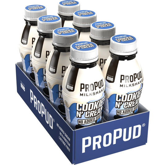 NJIE - ProPud proteiinisheik "cookies n' cream" 8x330ml - njom.ee