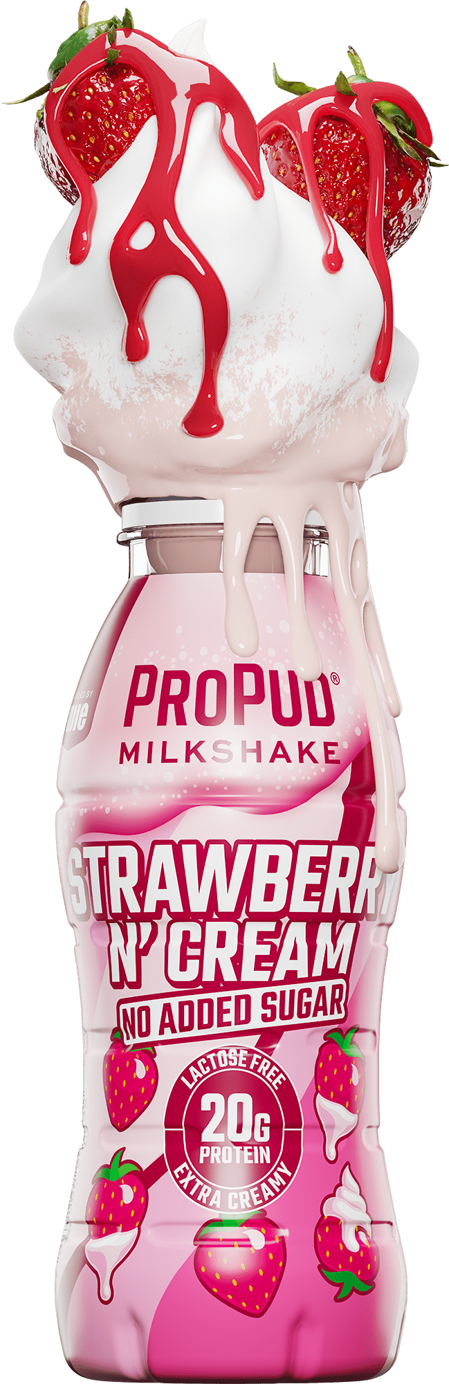 NJIE - ProPud proteiinisheik "strawberry n' cream" 330ml - njom.ee