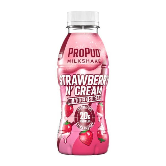 NJIE - ProPud proteiinisheik "strawberry n' cream" 330ml - njom.ee