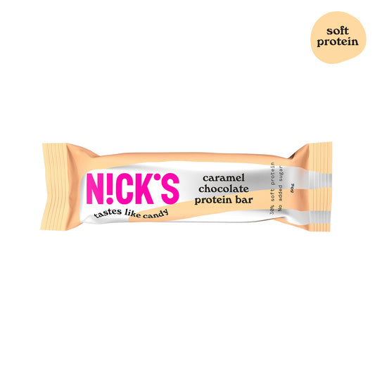 NICK'S - Proteiinibatoon "caramel chocolate" 50g - njom.ee