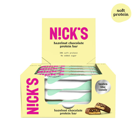 NICK'S - Proteiinibatoon "hazelnut chocolate" 12 x 50g - njom.ee