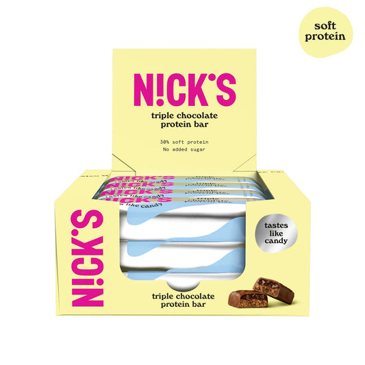 NICK'S - Proteiinibatoon "triple chocolate" 12 x 50g - njom.ee