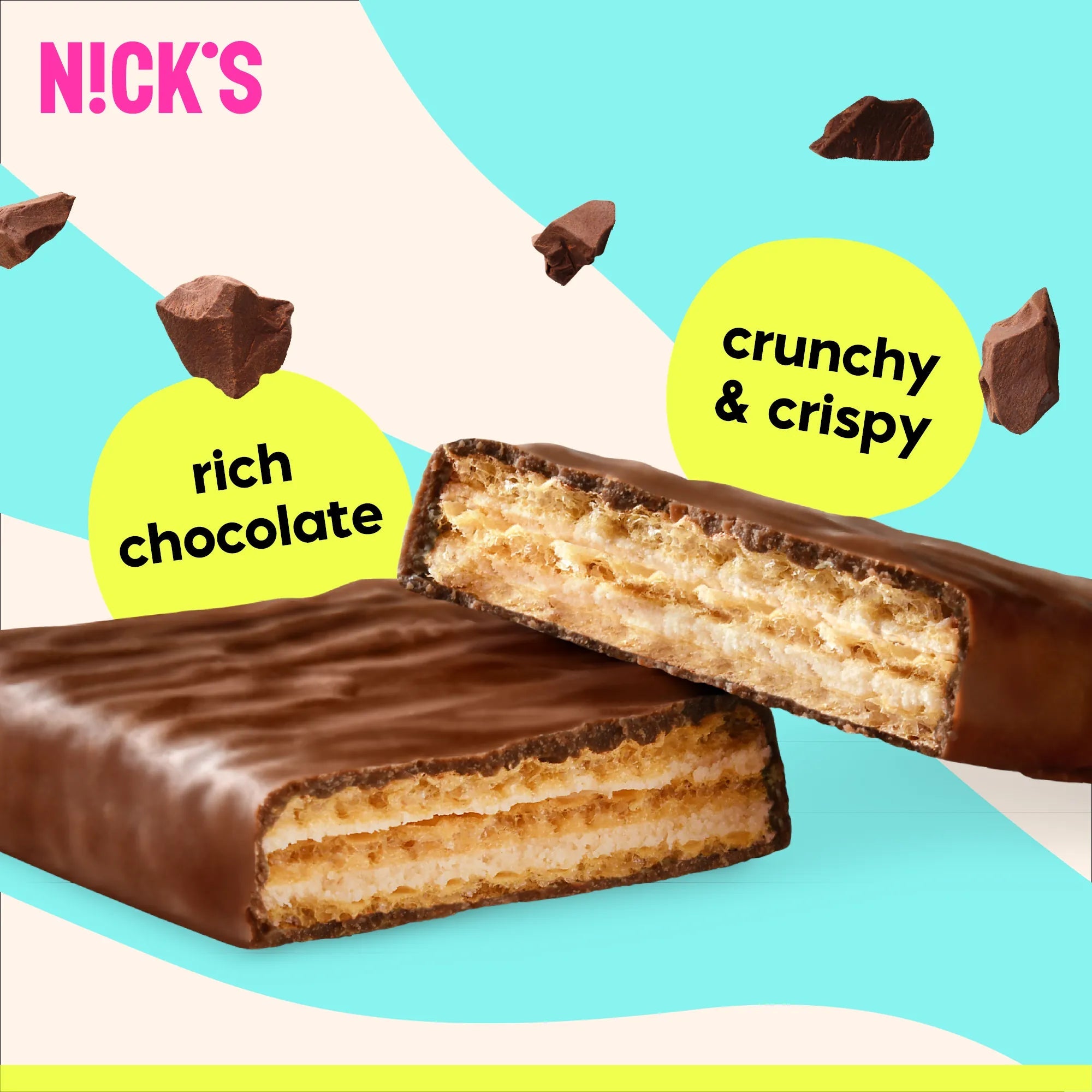 NICK'S Chocolate Protein Wafer 40 g