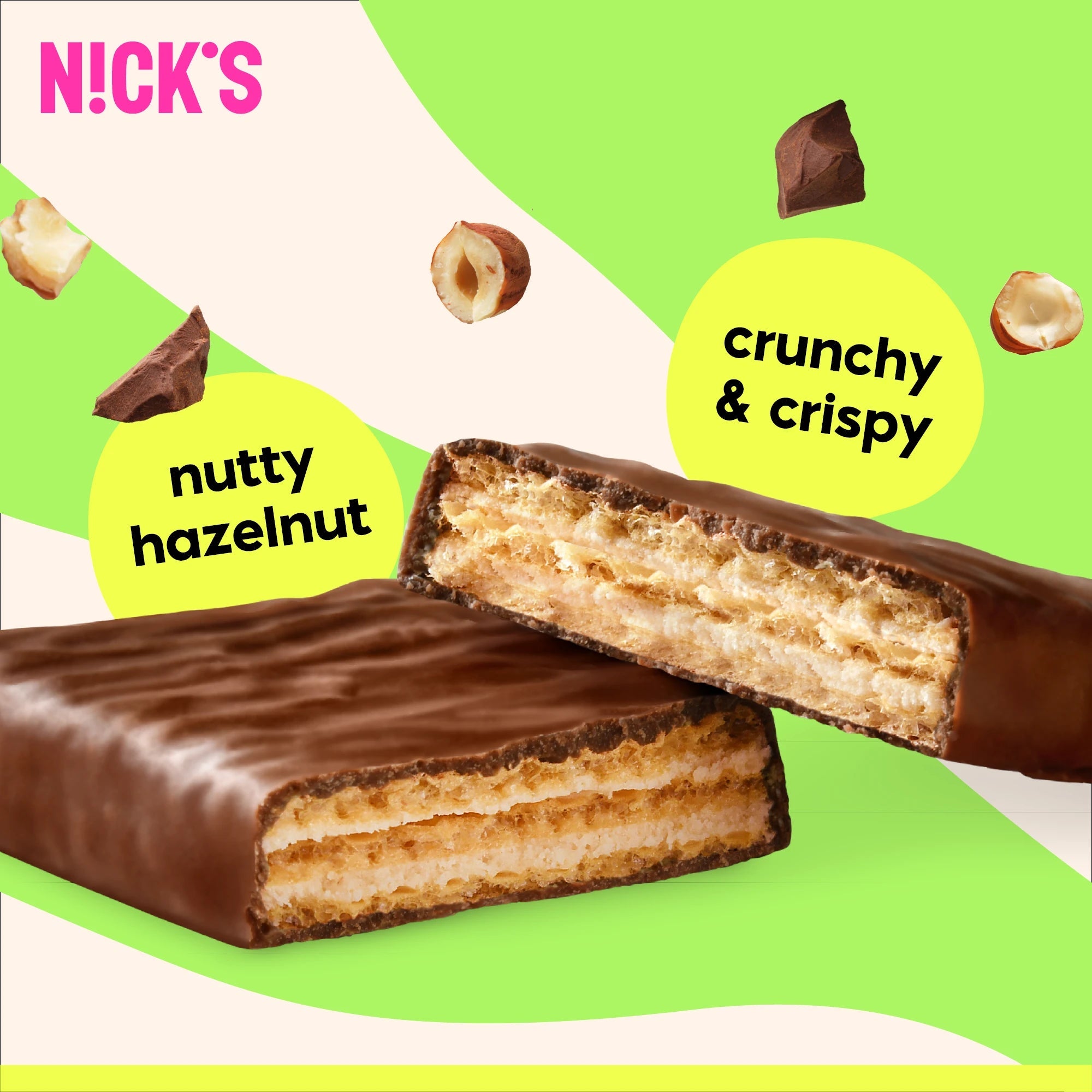 NICK'S Hazelnut Protein Wafer 40 g
