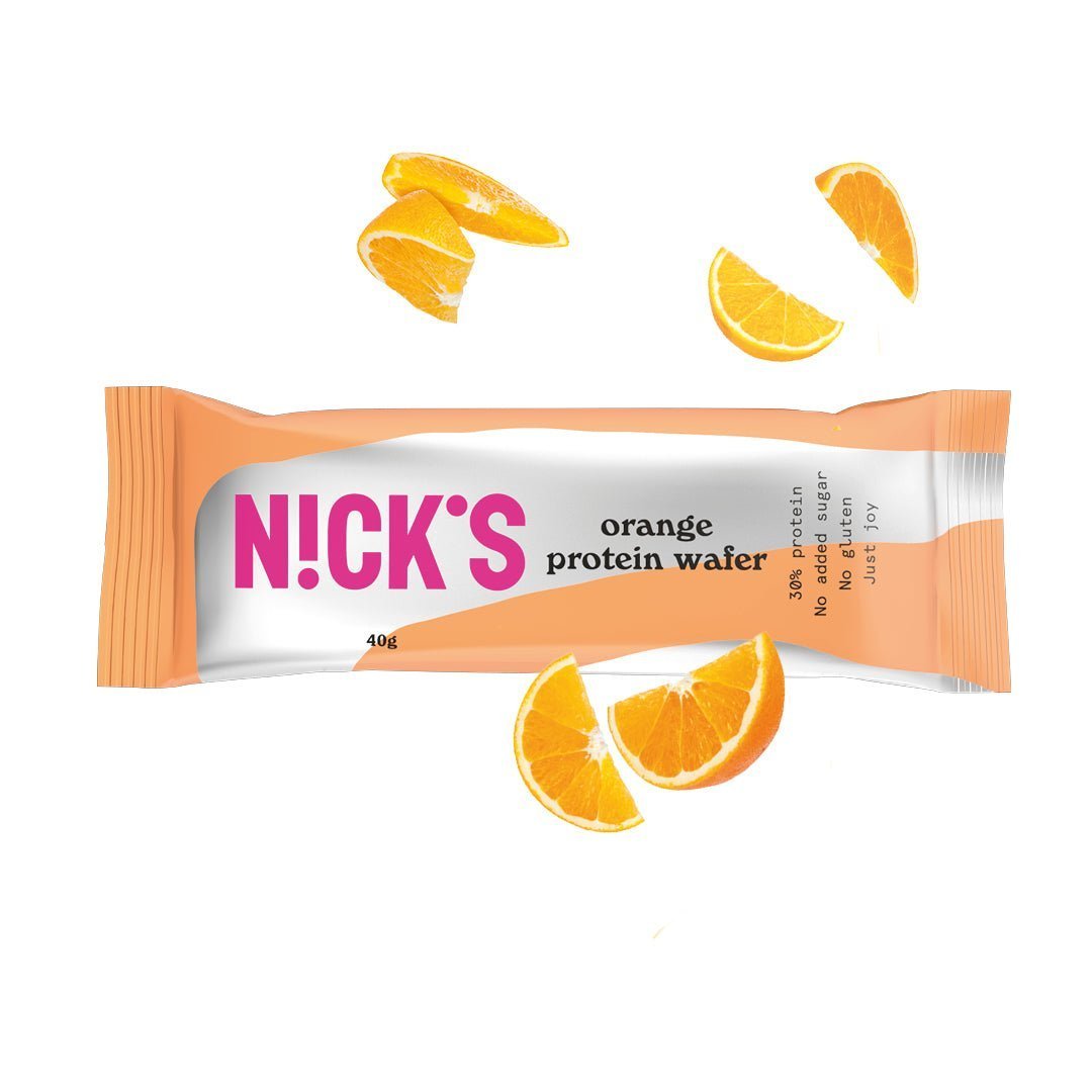 NICK'S - Proteiinivahvel "orange" 24 x 40g - njom.ee