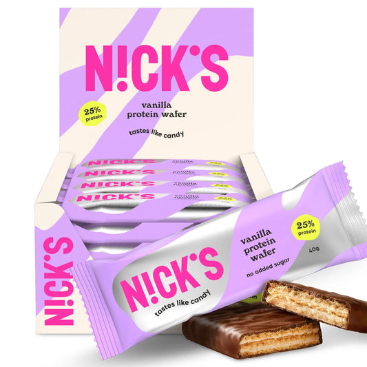 NICK'S - Proteiinivahvel "vanilla" 24 x 40g - njom.ee