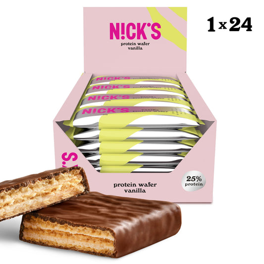 NICK'S - Proteiinivahvel "vanilla" 24 x 40g - njom.ee