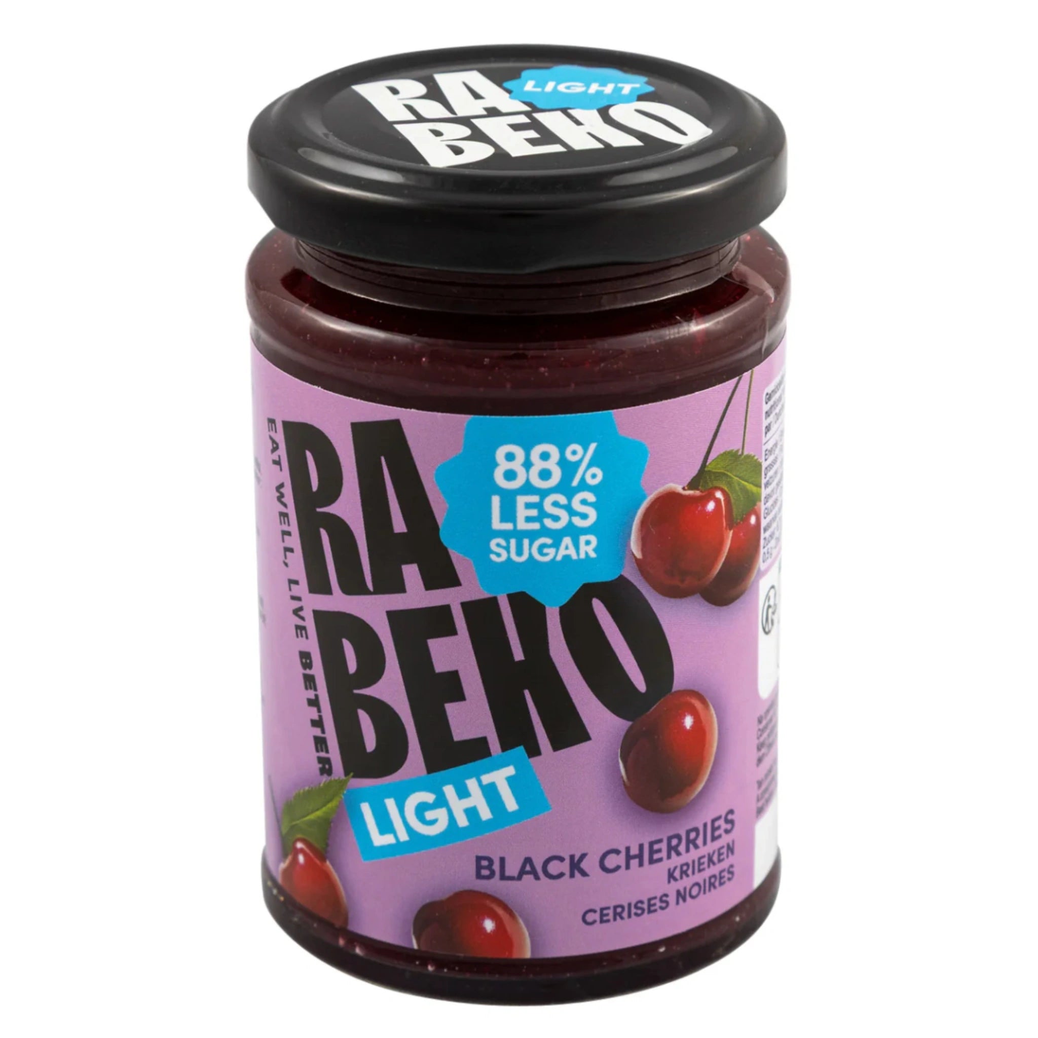 Rabeko LIGHT Black Cherry Jam 230 g