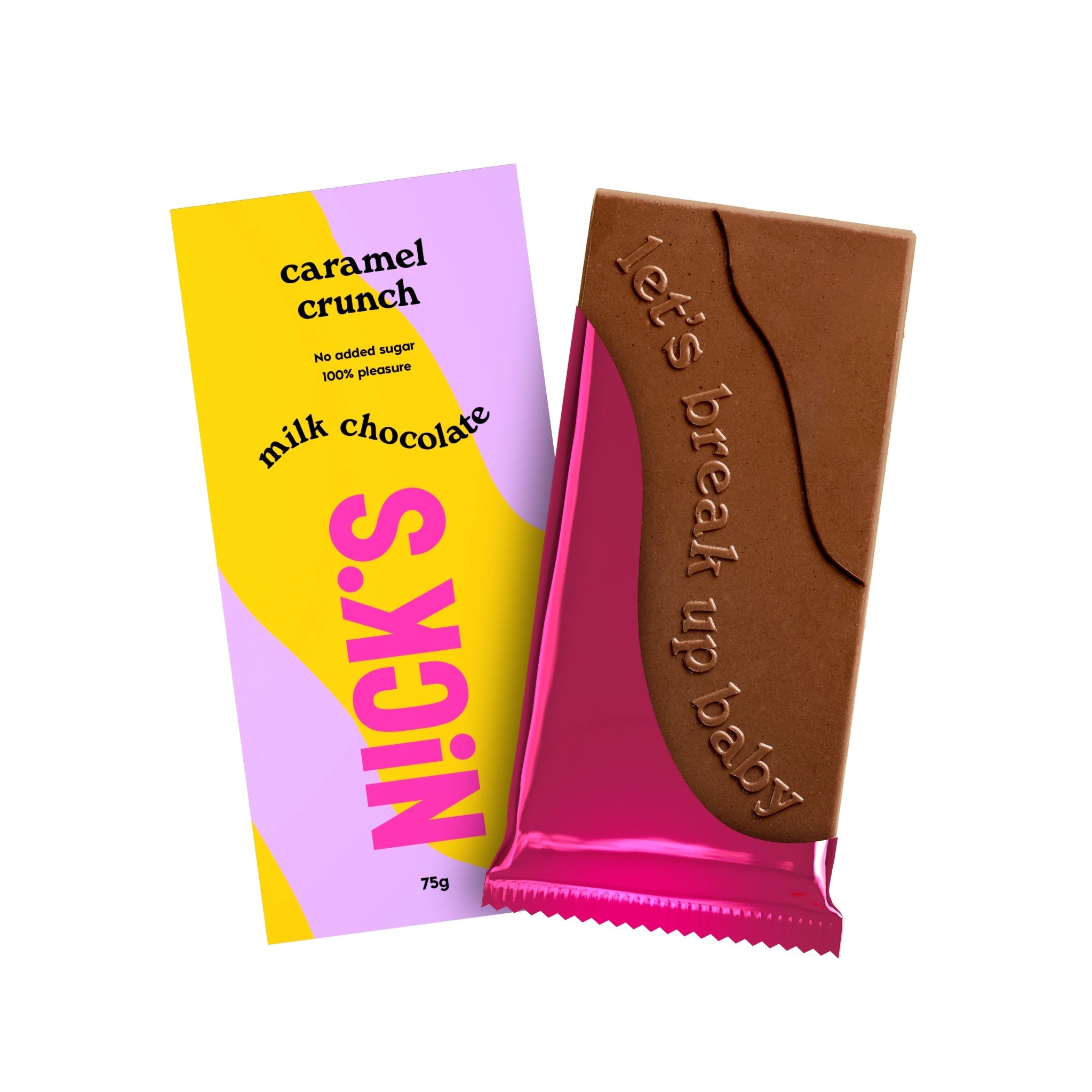 NICK’S Caramel Crunch Milk Chocolate Bar 75 g
