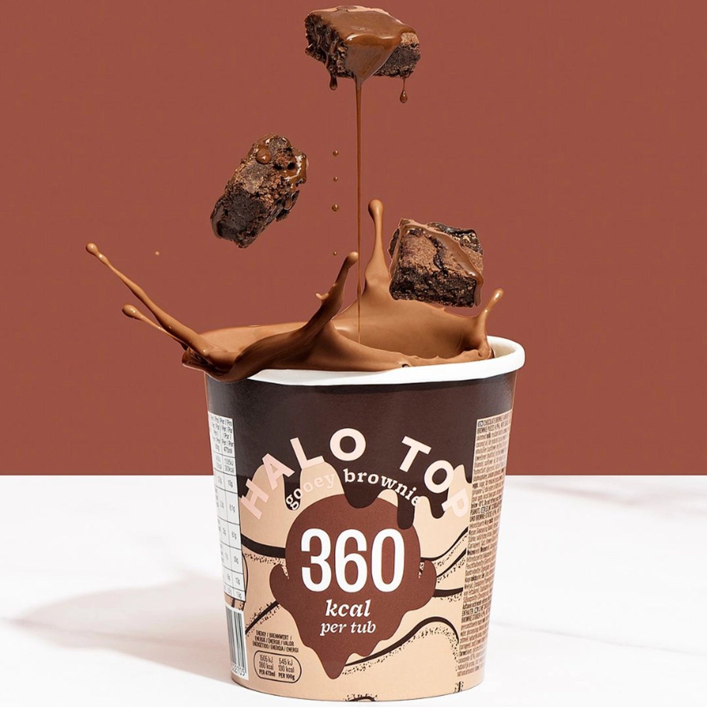 Halo Top-Jäätis ''gooey brownie'' 8 x 473ml - njom.ee