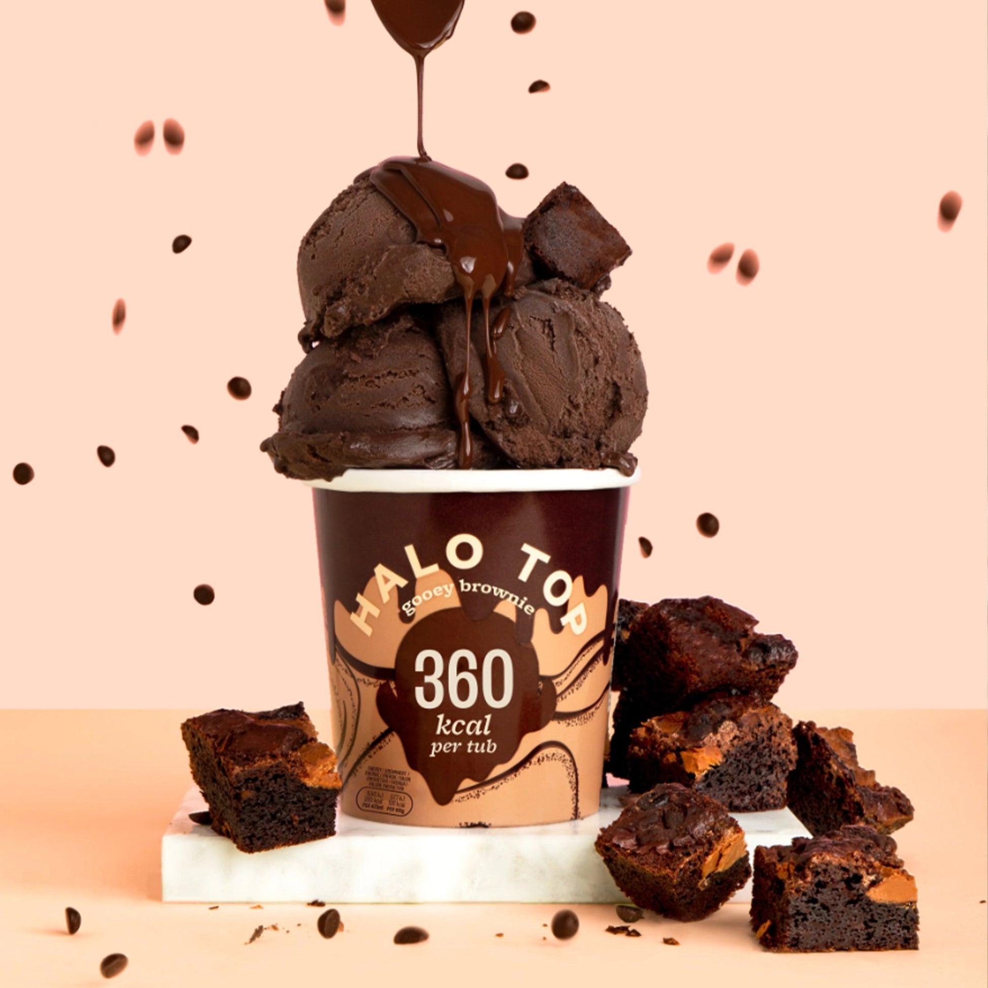 Halo Top-Jäätis ''gooey brownie'' 8 x 473ml - njom.ee