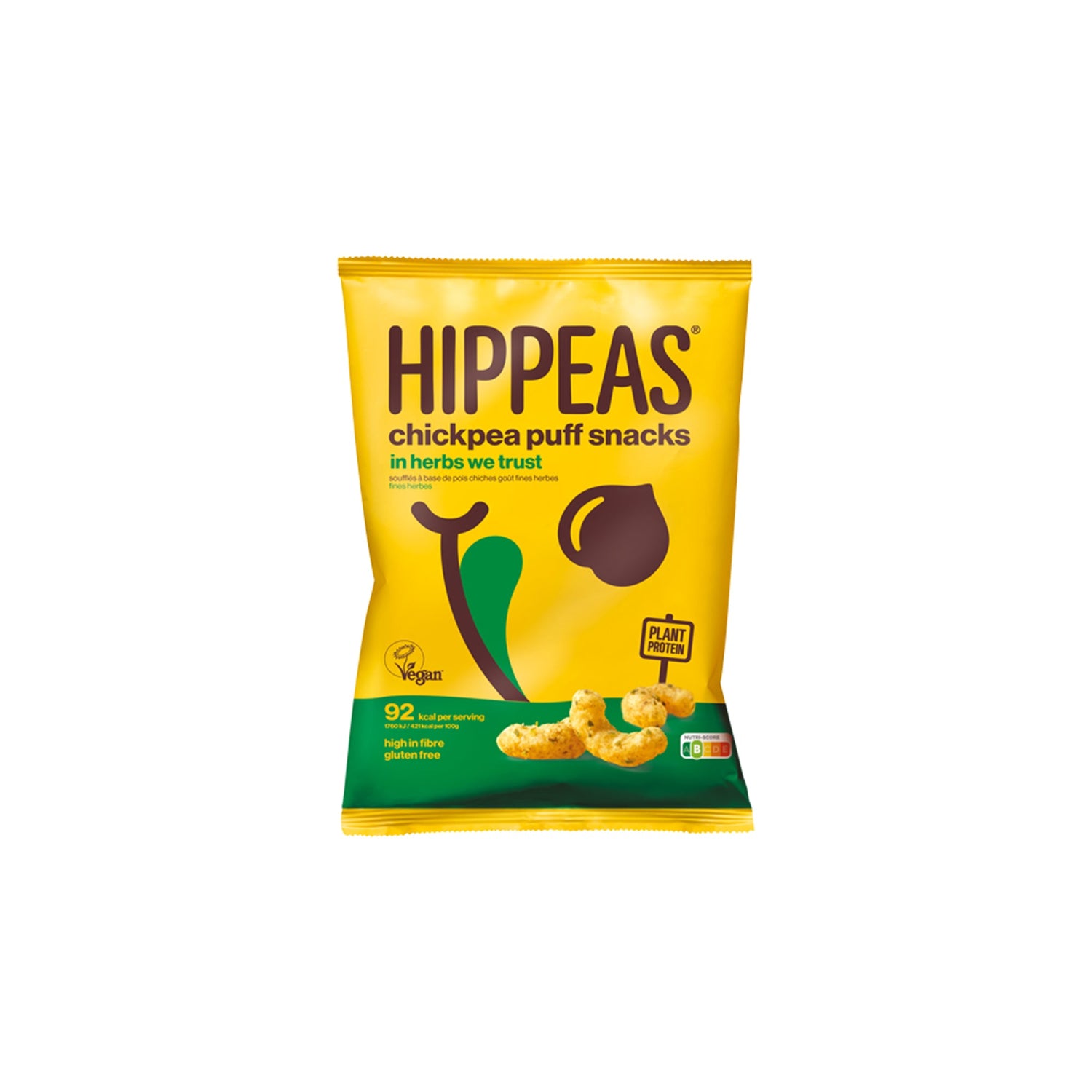 Hippeas-Kikerherne krõps ''herbs'' 12 x 22g - njom.ee