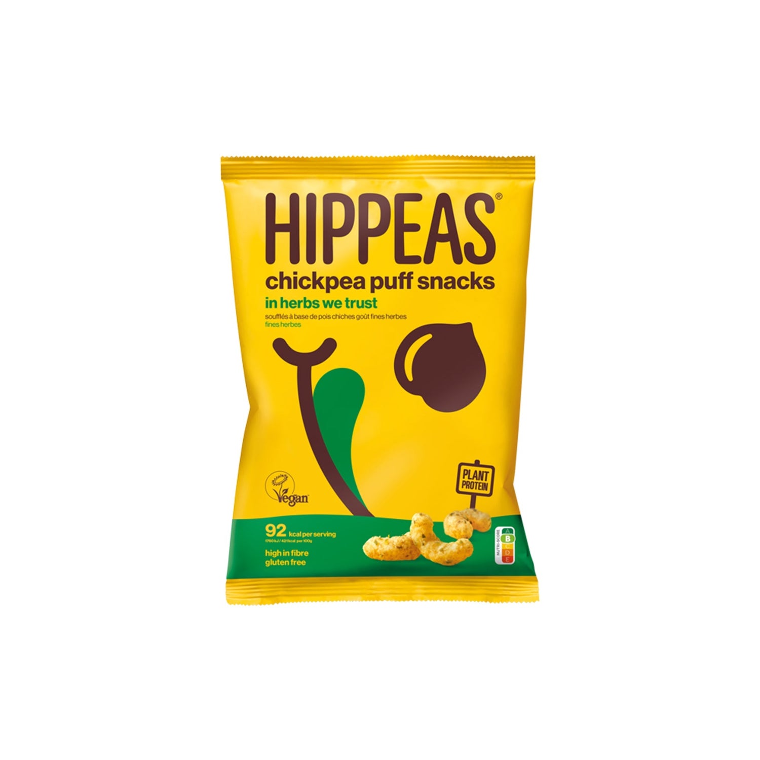 Hippeas-Kikerherne krõps ''herbs'' 8 x 78g - njom.ee