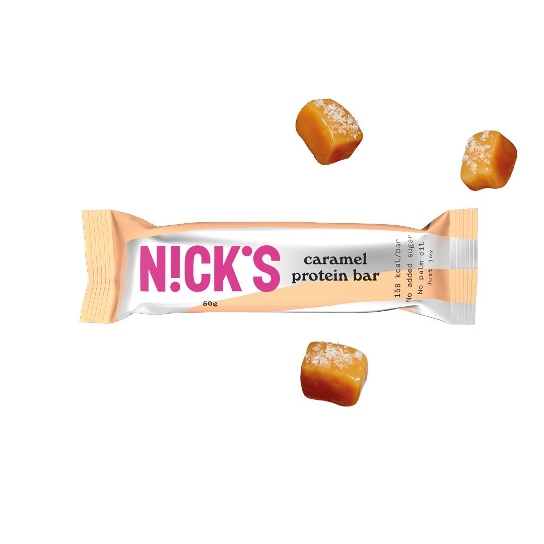 NICK'S-Proteiinibatoon 'caramel' (kast 12tk.) - njom.ee