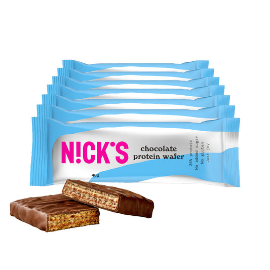 NICK'S-Proteiinivahvel "chocolate" 12 x 40g - njom.ee