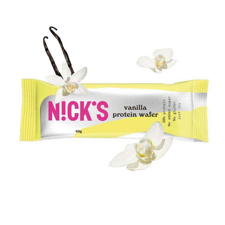 NICK'S-Proteiinivahvel "vanilla" 24 x 40g - njom.ee