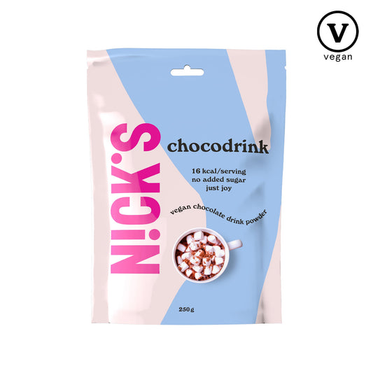 NICK'S-Šokolaadijoogipulber "chocodrink" 250g - njom.ee